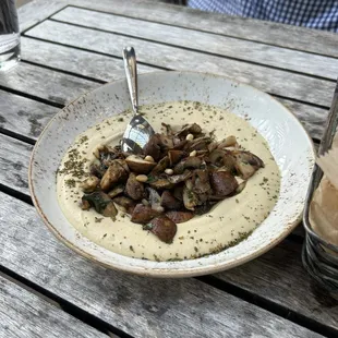 Roasted Mushroom Hummus