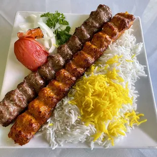 Koobideh Combination Kabob