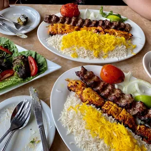 Boneless Chicken Kabob &amp; Beef Koobideh