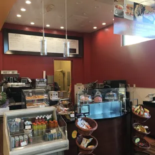 the interior of the restaurant