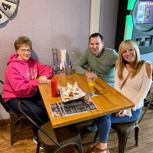 Great dinner and a great "Blue Moon" with an orange!