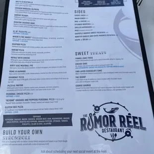 Rumor Reel menu - page 2