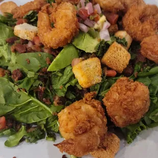Buffalo Shrimp Salad