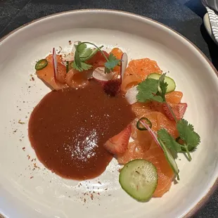 Tequila Cured Salmon