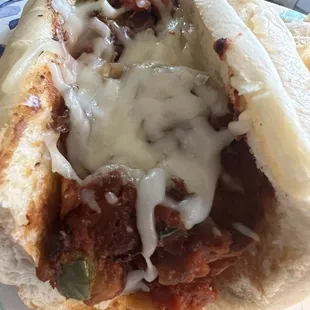 Meatball hoagie