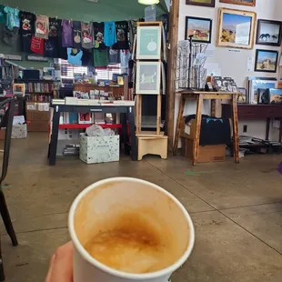 Chai tea latte with a shot of espresso