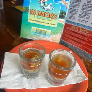 Rumor boomer - oyster/beer shooter