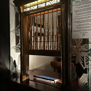 a phone booth in a museum