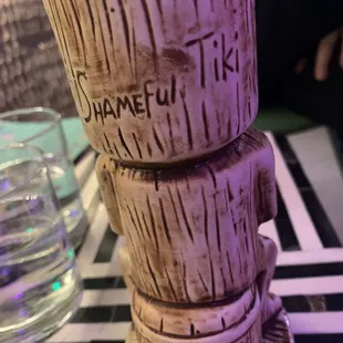 If you are a tiki bar lover, you&apos;ll know this mug is from the Shameful Tiki, located in Toronto, ON