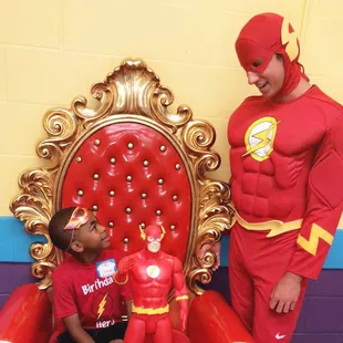 The Flash Costumed Character!