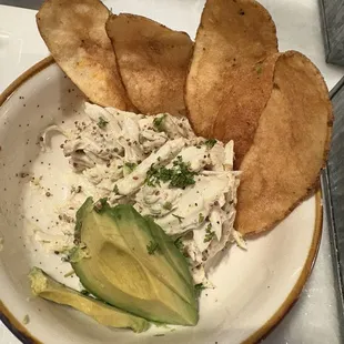 Please note I had a few bites prior to photo! And a couple chips. They will bring more chips if you ask.