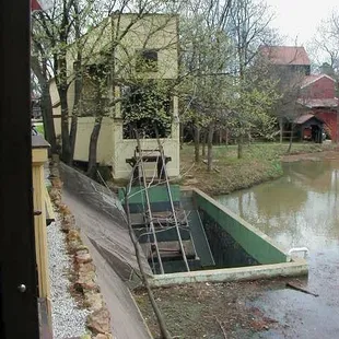 Following lift hill #3, it drops into a tunnel underneath a lake