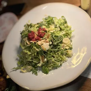 Shaved Brussels Sprouts Salad