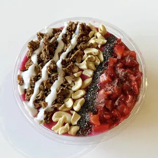 Rose dragon smoothie bowl