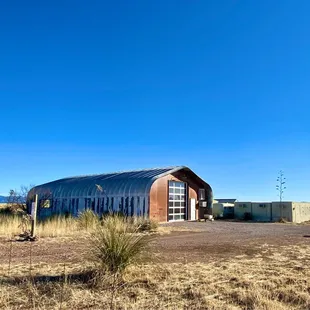 Rustic, Rear view of the tasting room