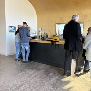 Not so busy tasting room