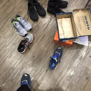 Ray made sure to take his time to make sure I was happy with my shoes!