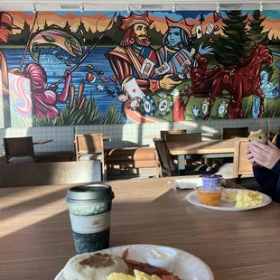 sushi and sashimi, interior