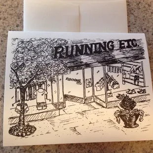 Front of gift certificate! Very nice!