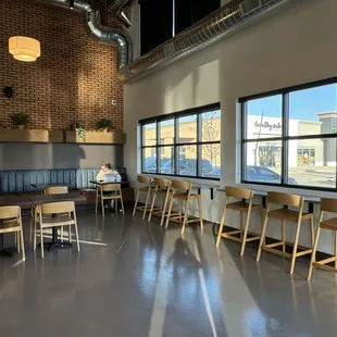 a woman sitting at a table