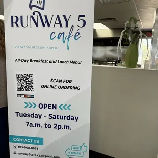 Qr code to order online