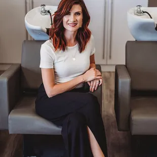 Natalie T. The owner of Runway Hair Studio and Backstage Barbershop.