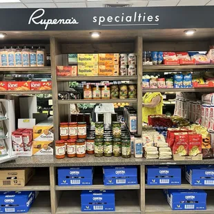 European imported items.