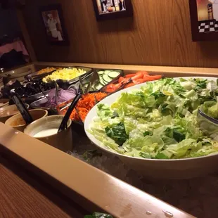 Old fashioned phenomenal salad bar!