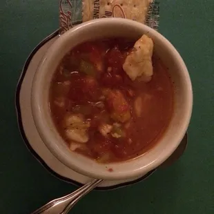 Mexican dumpling soup.