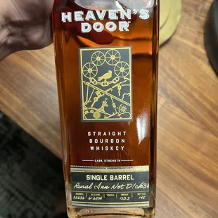 Store pick I tasted first then bought.