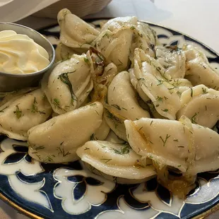 Mushroom and Potato Ravioli (yum!)