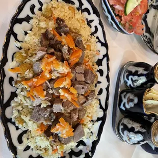 Plov - Very well seasoned and tender meat!