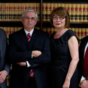 The whole family.  We all work together and clients can pick their preferred attorney.  Chris (left) is working elsewhere, but he&apos;ll be back