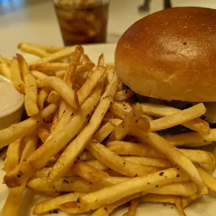 Mushroom cheeseburger