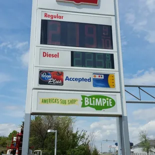 High quality Shell fuel, Blimpie sub shop, ice cold beer in our beer cave, wine &amp; spirits and a wide variety of drinks, chips and snacks.