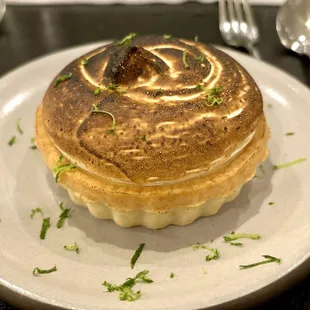 Yuzu and meringue tart