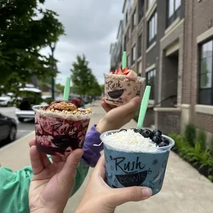 outside, dessert