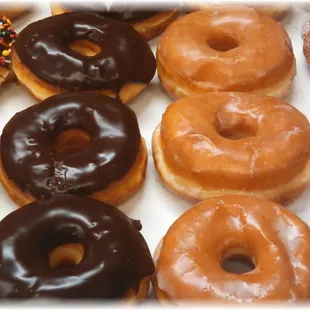 a variety of doughnuts