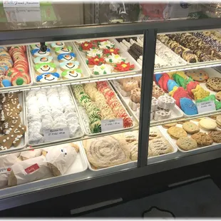 a variety of baked goods