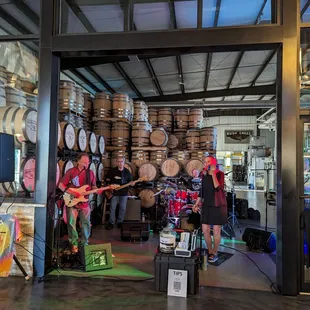 The Beaux Band played classic rock