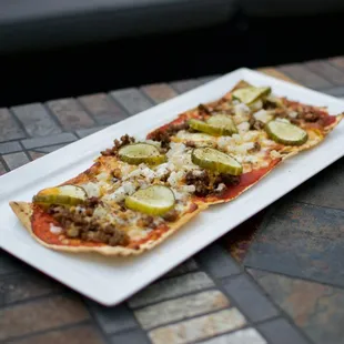 Cheeseburger Flatbread
