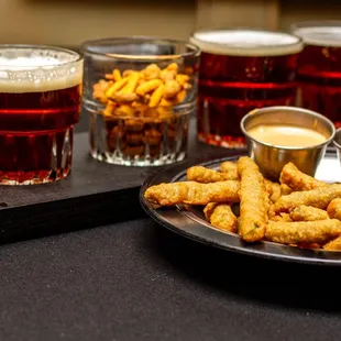 Flight Night and Green Bean Appetizer