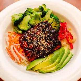 Teriyaki Salmon Bowl
