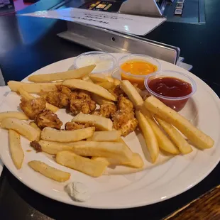 Chicken hand dipped and yup