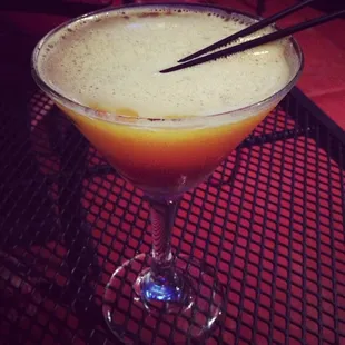 Lake Erie sunrise martini.