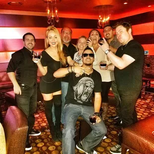 I had to take this pic of the band