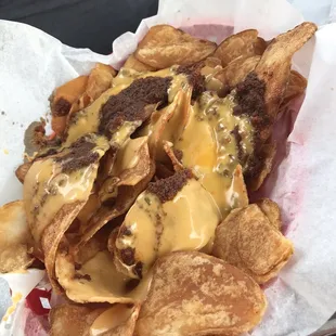Chili cheese Basket of Homestyle Chips