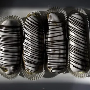 a close up of a pastry