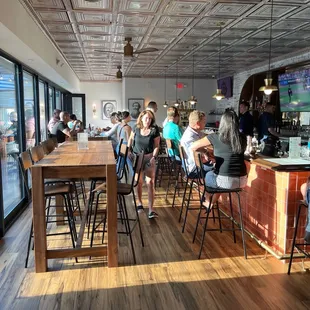 Upstairs bar