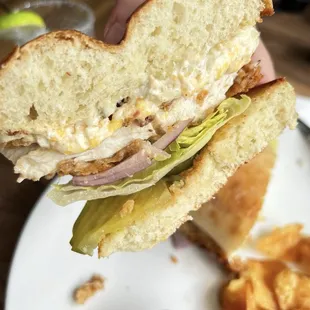 The layers of culinary yum are endless in the &quot;Animal Farm&quot; sandwich.